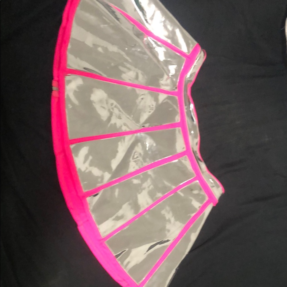 Chic Pink and Clear Skirt